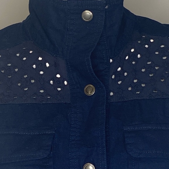 MAURICE'S Vest Top Drawstring Pockets Eyelet - Picture 2 of 8